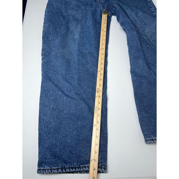 Vintage Guide Series Fleece Lined Blue Jeans Relaxed Fit Cozy Warm Size 38 X 30 - Picture 4 of 11
